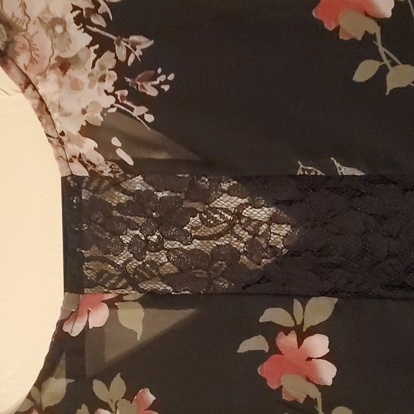 Ladies boho floral print dress - Picture 5 of 6